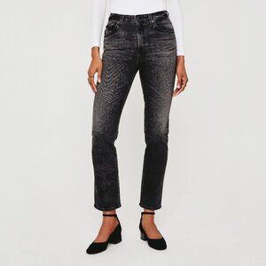AG Adriano Goldschmied Saige 10 Years Boundary High-Rise Straight Jeans